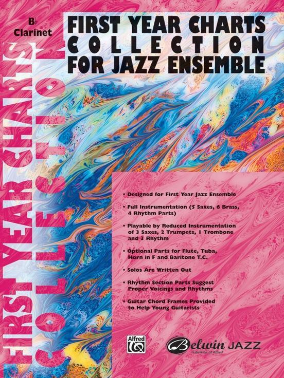First Year Charts Collection for Jazz Ensemble - Clarinet