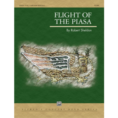 Flight of the Piasa, Robert Sheldon Concert Band Chart Grade 4-Concert Band Chart-Alfred-Engadine Music