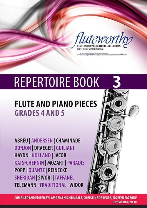 Fluteworthy Repertoire Book 3-Woodwind-Fluteworthy-Engadine Music
