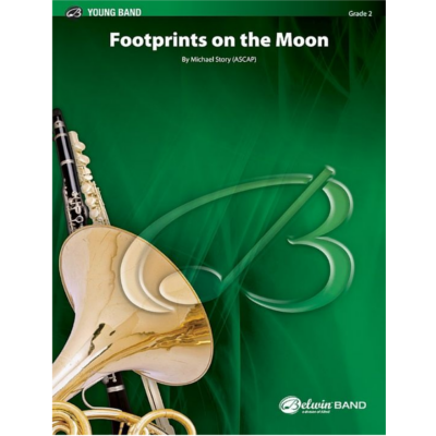 Footprints on the Moon, Michael Story Concert Band Chart Grade 2-Concert Band Chart-Alfred-Engadine Music