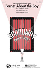 Forget About the Boy (from Thoroughly Modern Millie), Tesori & Scanlan Arr. Audrey Snyder Choral Showtrax CD-Choral-Hal Leonard-Engadine Music