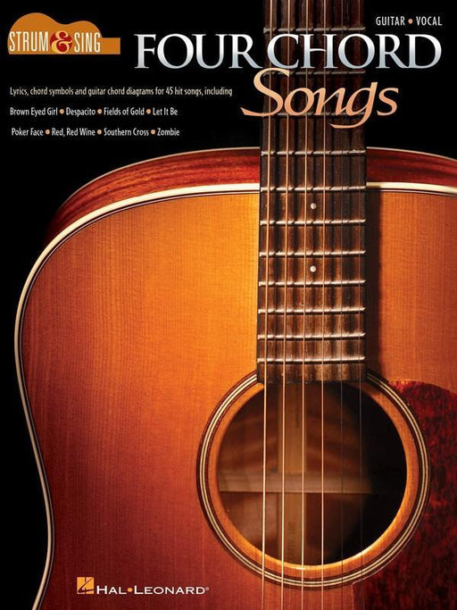 Four Chord Songs - Strum & Sing Guitar-Guitar & Folk-Hal Leonard-Engadine Music
