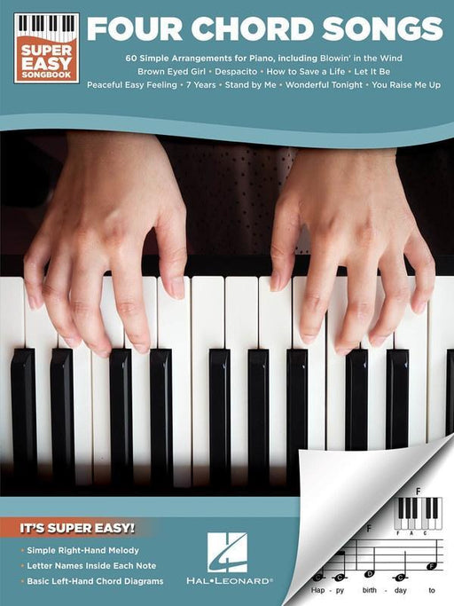 Four Chord Songs - Super Easy Songbook-Piano & Keyboard-Hal Leonard-Engadine Music