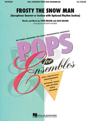 Frosty the Snow Man Arr. Roger Holmes Saxophone Quartet Grade 2.5