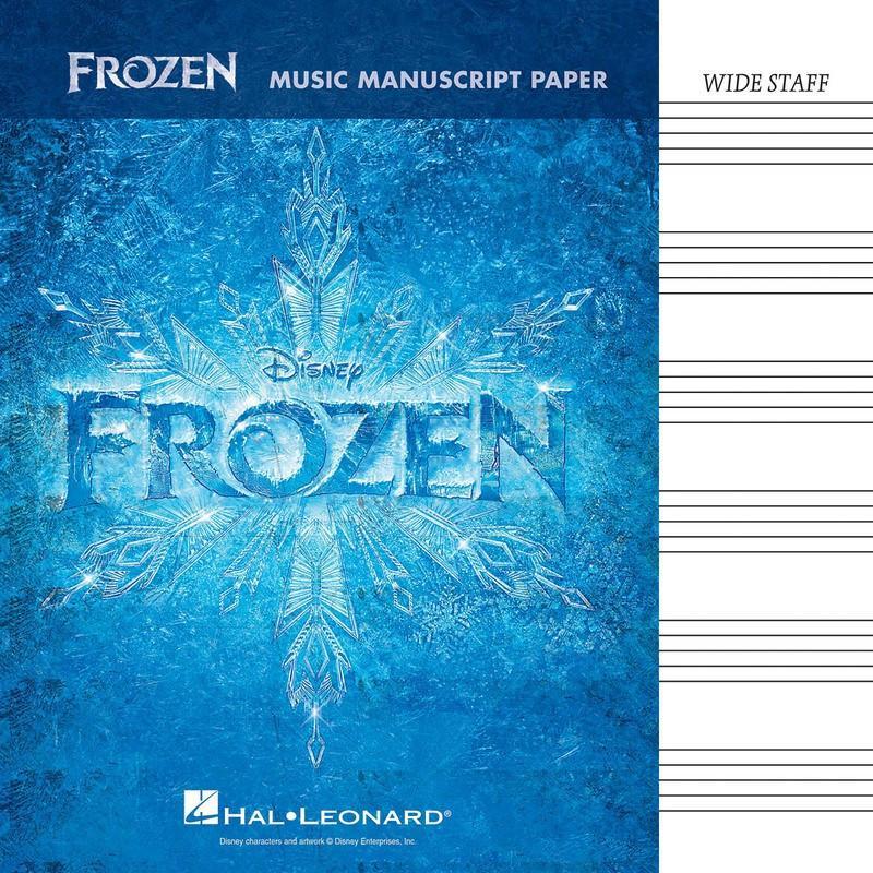 Frozen - Music Manuscript Paper-Manuscript-Hal Leonard-Engadine Music