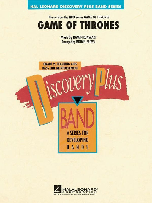 Game of Thrones, Arr. Michael Brown Concert Band Chart Grade 2-Concert Band Chart-Hal Leonard-Engadine Music