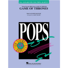 Game of Thrones, Ramin Djawadi Arr. Larry Moore String Quartet Grade 2-3-Strings-Hal Leonard-Engadine Music