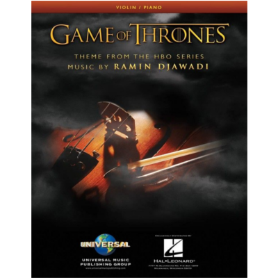 Game of Thrones - Violin and Piano-Piano & Keyboard-Hal Leonard-Engadine Music