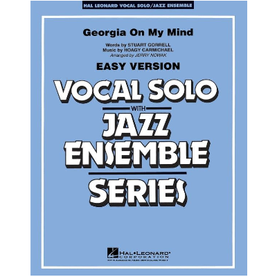 Georgia on My Mind Arr. Jerry Nowak Stage Band Chart Grade 3-4-Stage Band chart-Hal Leonard-Engadine Music