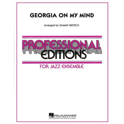 Georgia on My Mind, Arr. Sammy Nestico Stage Band Chart Grade 5-Stage Band chart-Hal Leonard-Engadine Music