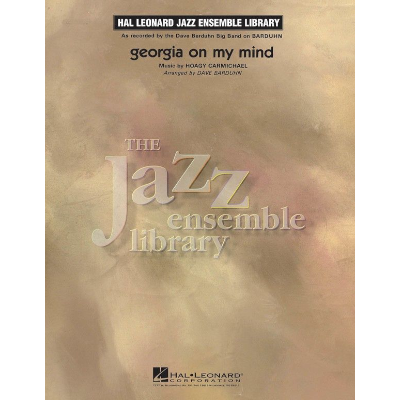 Georgia on My Mind, Carmichael Arr. Dave Barduhn Stage Band Chart Grade 4-Stage Band chart-Hal Leonard-Engadine Music