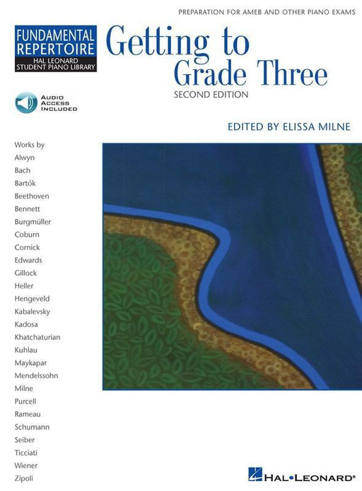 Getting To Grade Three -Book & Online Audio-Piano & Keyboard-Hal Leonard-Engadine Music