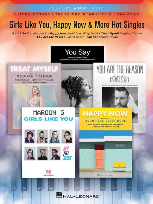 Girls Like You, Happy Now & More Hot Singles - Easy Piano-Piano & Keyboard-Hal Leonard-Engadine Music