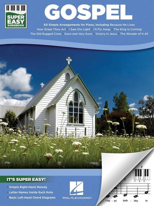 Gospel - Super Easy Songbook-Piano & Keyboard-Hal Leonard-Engadine Music