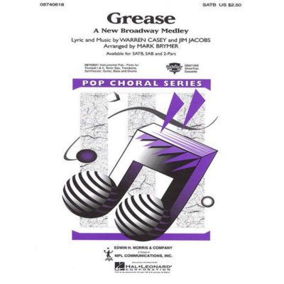 Grease (A New Broadway Medley), Casey & Jacobs Arr. Mark Brymer Choral-Choral-Hal Leonard-Engadine Music