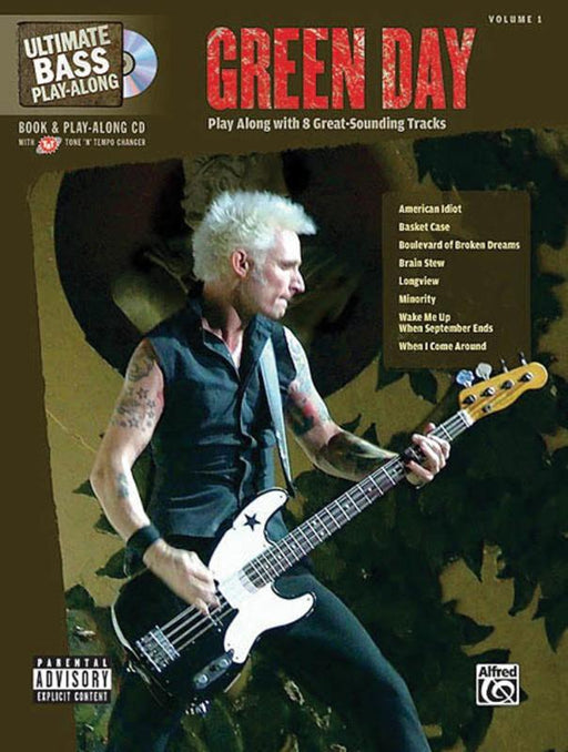 Green Day - Ultimate Bass Play-Along-Songbooks-Hal Leonard-Engadine Music