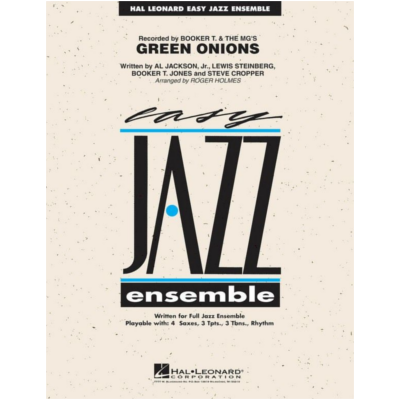 Green Onions Arr. Roger Holmes Stage Band Chart Grade 2-Stage Band chart-Hal Leonard-Engadine Music