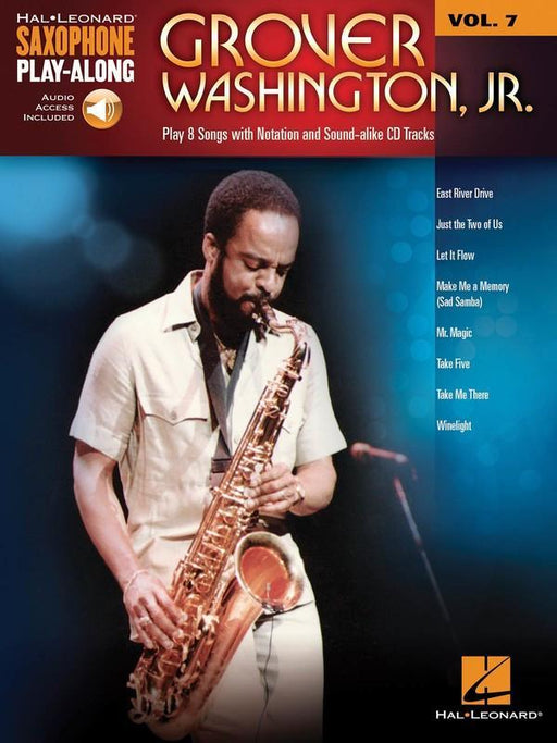 Grover Washington, Jr. Saxophone Play-Along Volume 7-Woodwind-Hal Leonard-Engadine Music