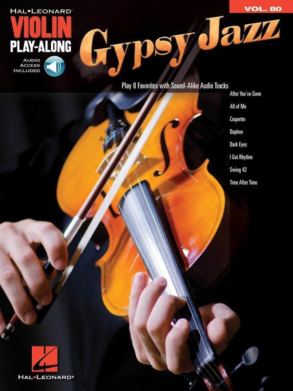 Gypsy Jazz, Violin Play-Along Volume 80-Strings-Hal Leonard-Engadine Music