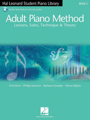 Hal Leonard Adult Piano Method Book 2 - Book With Online Audio-Piano & Keyboard-Hal Leonard-Engadine Music