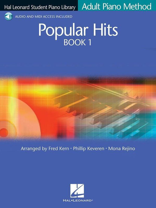 Hal Leonard Adult Piano Method Popular Hits Book 1 - Book with Online Audio-Piano & Keyboard-Hal Leonard-Engadine Music