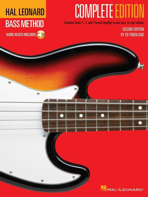 Hal Leonard Bass Method - Complete Edition, Book & Online Audio-Guitar & Folk-Hal Leonard-Engadine Music