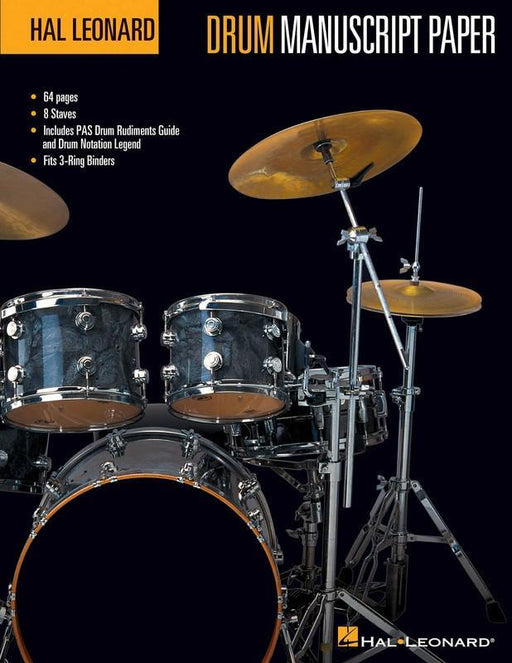 Hal Leonard Drum Manuscript Paper-Manuscript-Hal Leonard-Engadine Music
