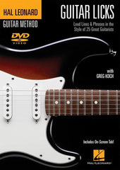 Hal Leonard Guitar Licks, DVD-CD & DVD-Hal Leonard-Engadine Music