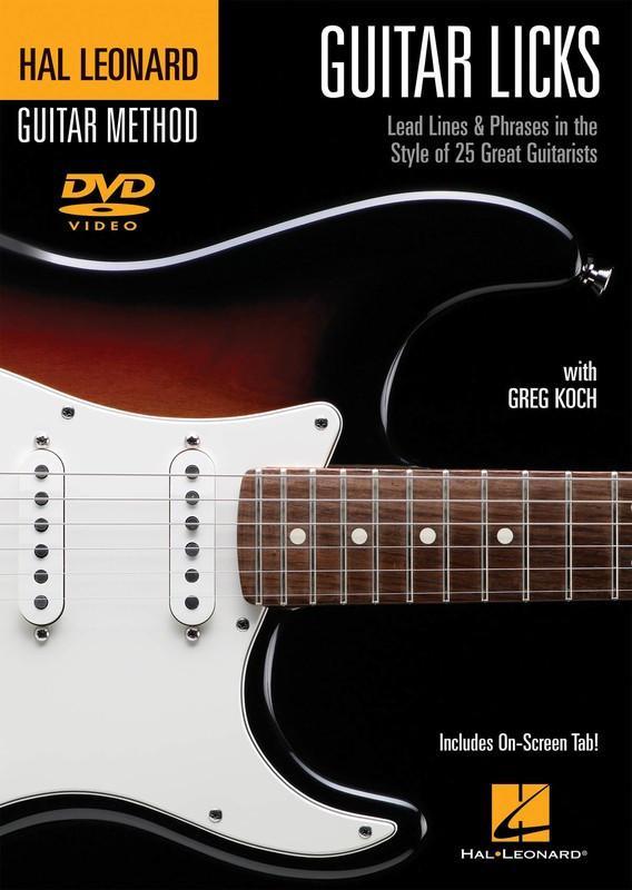Hal Leonard Guitar Licks, DVD-CD & DVD-Hal Leonard-Engadine Music