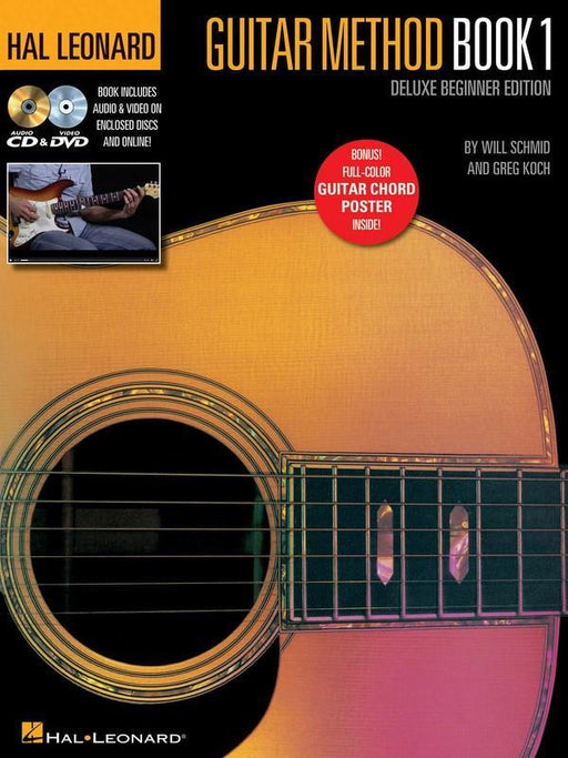 Hal Leonard Guitar Method - Book 1, Deluxe Beginner Edition-Guitar & Folk-Hal Leonard-Engadine Music
