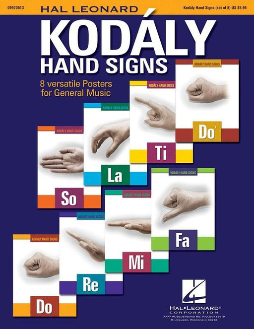Hal Leonard Kodály Hand Signs-Classroom Resources-Hal Leonard-Engadine Music