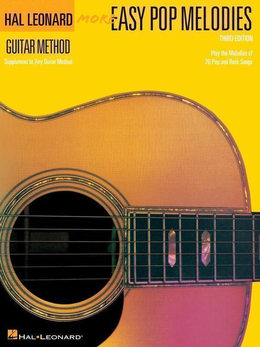 Hal Leonard More Easy Pop Melodies - 3rd Edition, Guitar-Songbooks-Hal Leonard-Engadine Music