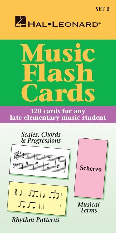 Hal Leonard Music Flash Cards - Set B-Piano & Keyboard-Hal Leonard-Engadine Music