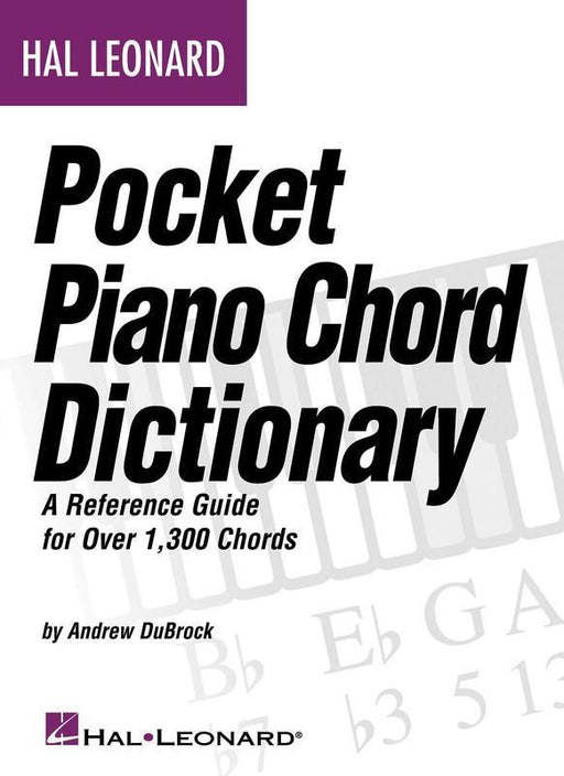 Hal Leonard Pocket Piano Chord Dictionary-Piano & Keyboard-Hal Leonard-Engadine Music