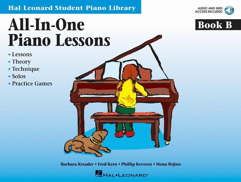 Hal Leonard Student Piano Library All-in-One Piano Lessons Book B - Book/Online Audio Pack-Piano & Keyboard-Hal Leonard-Engadine Music