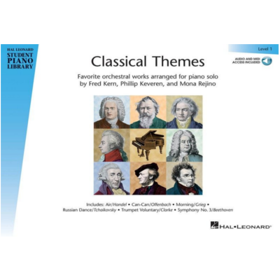 Hal Leonard Student Piano Library Book 1 - Classical Themes-Piano & Keyboard-Hal Leonard-Engadine Music