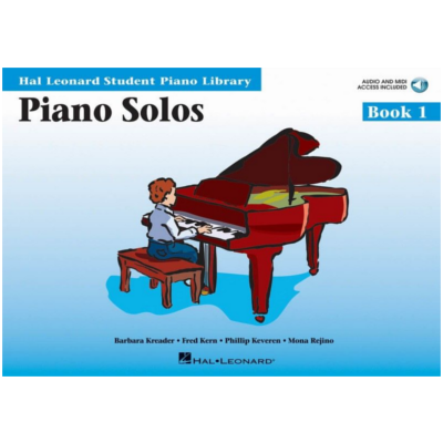 Hal Leonard Student Piano Library Book 1 - Piano Solos/Online Audio-Piano & Keyboard-Hal Leonard-Engadine Music