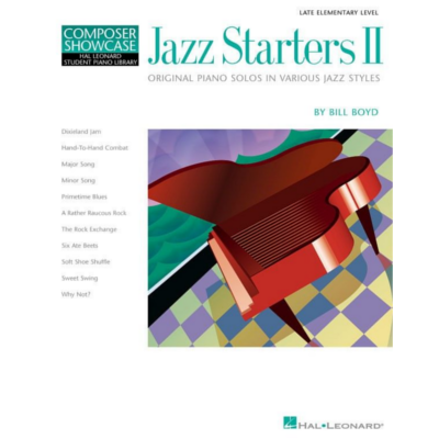 Hal Leonard Student Piano Library Book 2 - Jazz Starters II-Piano & Keyboard-Hal Leonard-Engadine Music