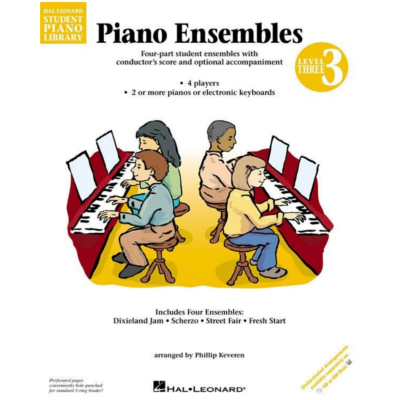 Hal Leonard Student Piano Library Book 3 - Piano Ensembles-Piano & Keyboard-Hal Leonard-Engadine Music