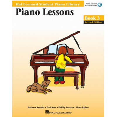 Hal Leonard Student Piano Library Book 3 - Piano Lessons/Online Audio-Piano & Keyboard-Hal Leonard-Engadine Music