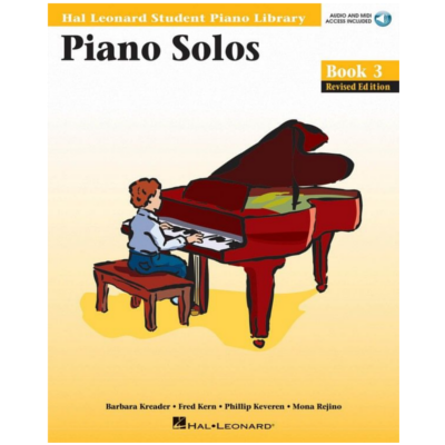 Hal Leonard Student Piano Library Book 3 - Piano Solos Book/Online Audio-Piano & Keyboard-Hal Leonard-Engadine Music