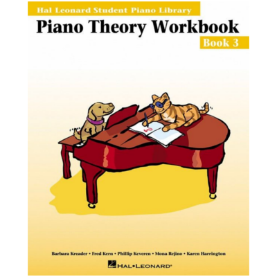 Hal Leonard Student Piano Library Book 3 - Piano Theory Workbook-Piano & Keyboard-Hal Leonard-Engadine Music