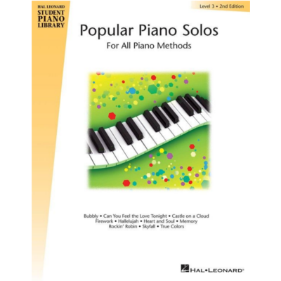 Hal Leonard Student Piano Library Book 3 - Popular Piano Solos-Piano & Keyboard-Hal Leonard-Engadine Music