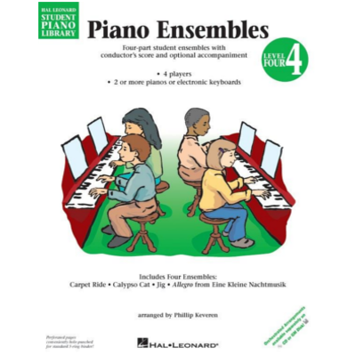 Hal Leonard Student Piano Library Book 4 - Piano Ensembles-Piano & Keyboard-Hal Leonard-Engadine Music
