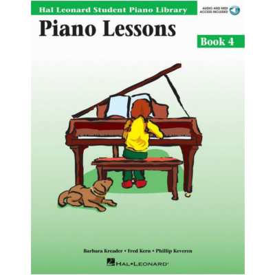 Hal Leonard Student Piano Library Book 4 - Piano Lessons/Online Audio-Piano & Keyboard-Hal Leonard-Engadine Music