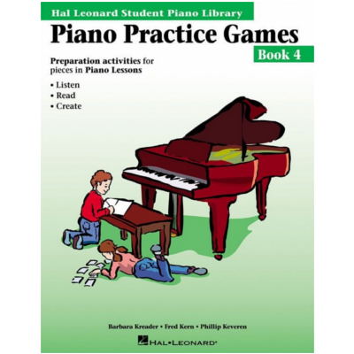 Hal Leonard Student Piano Library Book 4- Piano Practice Games-Piano & Keyboard-Hal Leonard-Engadine Music