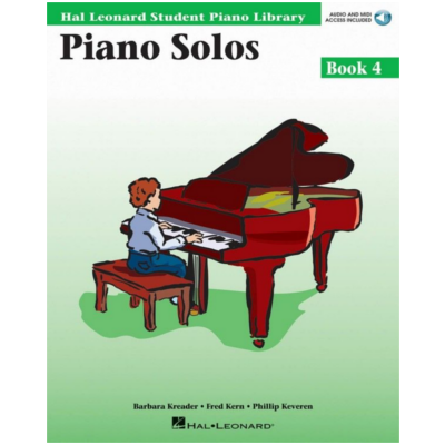 Hal Leonard Student Piano Library Book 4 - Piano Solos/Online Audio-Piano & Keyboard-Hal Leonard-Engadine Music