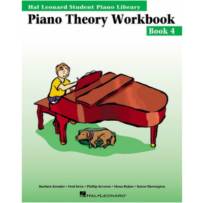 Hal Leonard Student Piano Library Book 4 - Piano Theory Workbook-Piano & Keyboard-Hal Leonard-Engadine Music