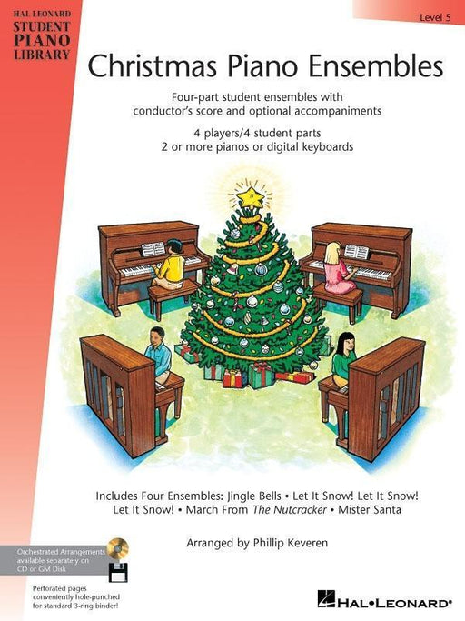 Hal Leonard Student Piano Library Book 5 - Christmas Piano Ensembles-Piano & Keyboard-Hal Leonard-Engadine Music