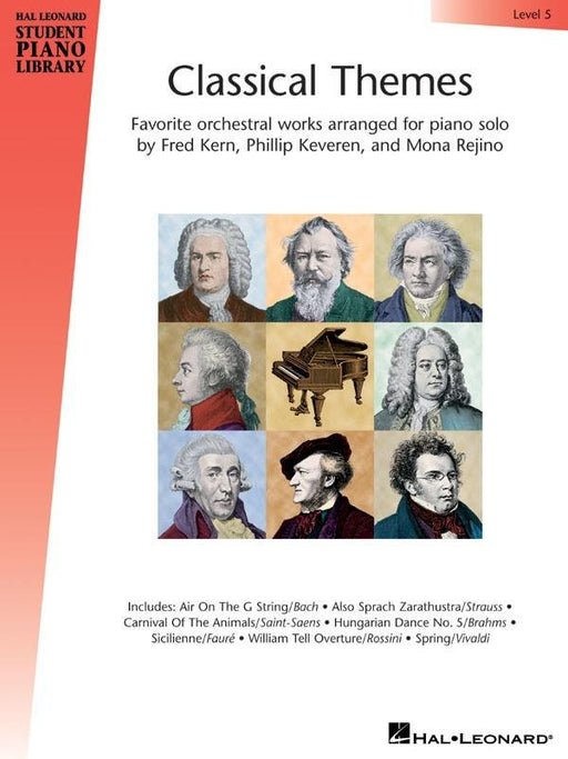 Hal Leonard Student Piano Library Book 5 - Classical Themes-Piano & Keyboard-Hal Leonard-Engadine Music